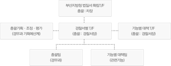 추진체제 구성 및 운영