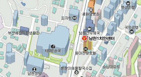 동아관광호텔 북쪽